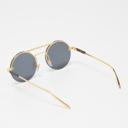 Louis Vuitton Black Z1269W Gingko Round Sunglasses