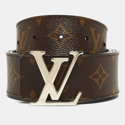 مملوكة مسبقًا Louis Vuitton Monogram Canvas LV Initiales Reversible Belt 95 CM