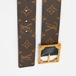 مملوكة مسبقًا Louis Vuitton Monogram Canvas Pyramide Frame Reversible Belt 110 CM