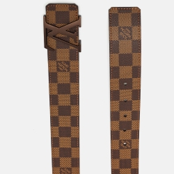 مملوكة مسبقًا Louis Vuitton Damier Ebene LV Initiales Belt 95CM