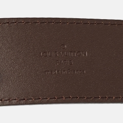 مملوكة مسبقًا Louis Vuitton Damier Ebene LV Initiales Belt 95CM