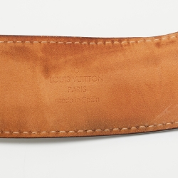 Pre Owned Louis Vuitton Monogram Canvas LV Initiales Belt 90 CM