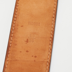 Pre Owned Louis Vuitton Monogram Canvas LV Initiales Belt 90 CM