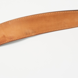 Pre Owned Louis Vuitton Monogram Canvas LV Initiales Belt 90 CM