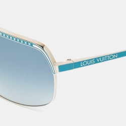 Pre Owned Louis Vuitton Blue/Silver Gradient Z0167U Frame Attitude Sunglasses