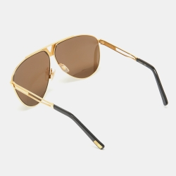 Louis Vuitton Gold Mirrored  Z2314U Tonca Aviator Sunglasses