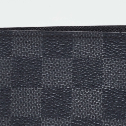 Pre Owned Louis Vuitton Damier Graphite Canvas Passport Holder