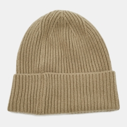 Pre Owned Louis Vuitton Beige Cashmere Knit Beannie 