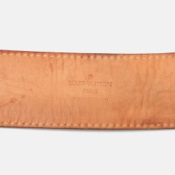Pre Owned Louis Vuitton Monogram Canvas Trunks and Bags Belt Spain 90CM