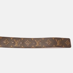 Pre Owned Louis Vuitton Monogram Canvas Trunks and Bags Belt Spain 90CM
