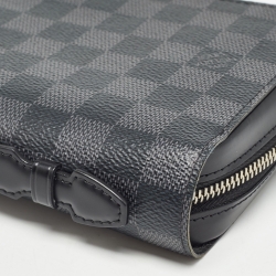 Pre Owned Louis Vuitton Damier Graphite Canvas Zippy XL Wallet