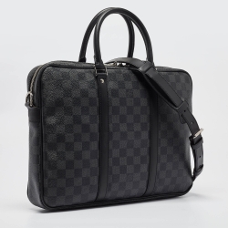 Pre Owned Louis Vuitton Damier Graphite Canvas Porte-Documents Voyage PM Bag