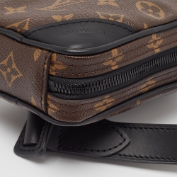 Louis Vuitton Black Monogram Canvas Utility Side Bag