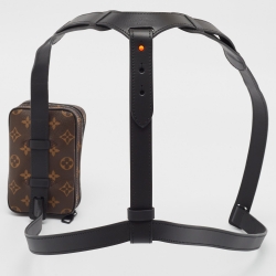 Louis Vuitton Black Monogram Canvas Utility Side Bag