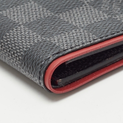 Pre Owned محفظة لوي فيتون كانفاس بوردو دامييه غرافايت