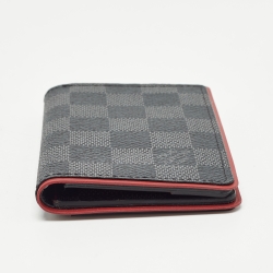 Pre Owned محفظة لوي فيتون كانفاس بوردو دامييه غرافايت