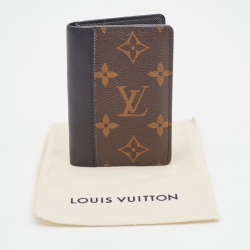 Louis Vuitton Black Monogram Canvas and Leather Pocket Organizer
