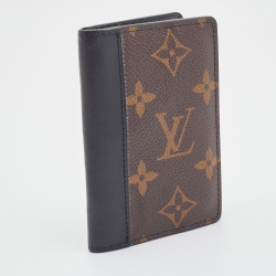 Louis Vuitton Black Monogram Canvas and Leather Pocket Organizer