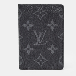 Pre Owned Louis Vuitton Monogram Eclipse Pocket Organizer 