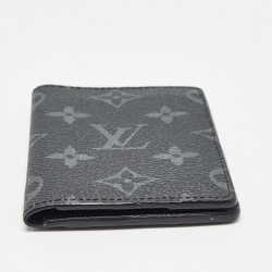 Pre Owned Louis Vuitton Monogram Eclipse Pocket Organizer 