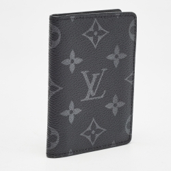 Pre Owned Louis Vuitton Monogram Eclipse Pocket Organizer 