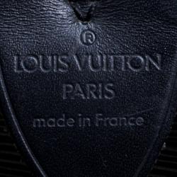 Pre Owned Louis Vuitton Black Epi Leather Keepall 55