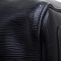 Pre Owned Louis Vuitton Black Epi Leather Keepall 55