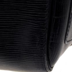 Pre Owned Louis Vuitton Black Epi Leather Keepall 55