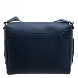 Pre Owned حقيبة لوي فيتون رومان جلد تياغا أزرق MM