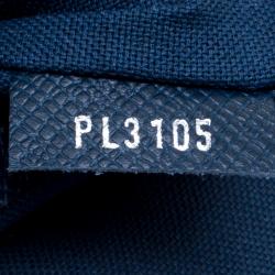 Pre Owned حقيبة لوي فيتون رومان جلد تياغا أزرق MM