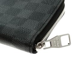 مملوكة مسبقًا محفظة لوي فيتون مفكرة زيبي كانفاس غرافيتي دامييه