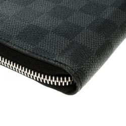 مملوكة مسبقًا محفظة لوي فيتون مفكرة زيبي كانفاس غرافيتي دامييه