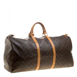 Pre Owned Louis Vuitton Monogram Canvas Keepall 60 
