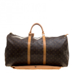 Pre Owned Louis Vuitton Monogram Canvas Keepall 60 
