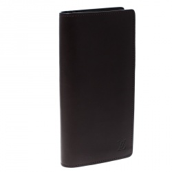 Pre Owned Louis Vuitton Burgundy Leather Brazza Wallet