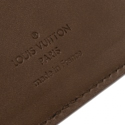 Pre Owned Louis Vuitton Brown Leather Brazza Wallet