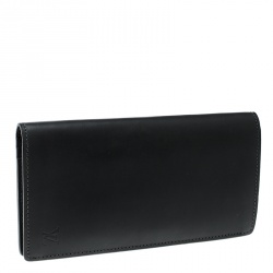 Louis Vuitton Black Leather Brazza Wallet