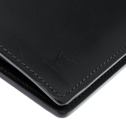 Louis Vuitton Black Leather Brazza Wallet