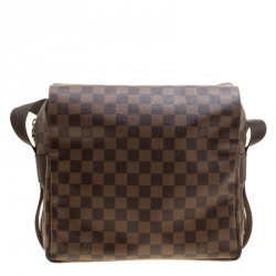 Louis Vuitton Damier Ebene Canvas Naviglio Messenger Bag Louis Vuitton ...