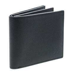 Louis Vuitton Black Taiga Leather Multiple Wallet