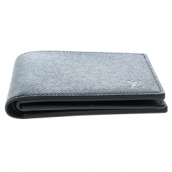 Louis Vuitton Black Taiga Leather Multiple Wallet