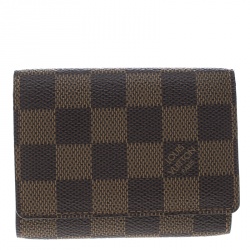 Louis Vuitton Damier Ebene Canvas Business Card Holder