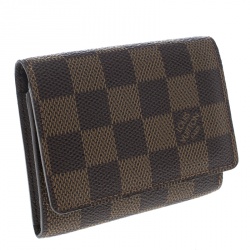 Louis Vuitton Damier Ebene Canvas Business Card Holder