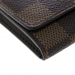 Louis Vuitton Damier Ebene Canvas Business Card Holder