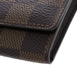 Louis Vuitton Damier Ebene Canvas Business Card Holder