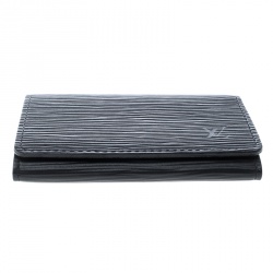 Louis Vuitton Black Epi Leather Card Case