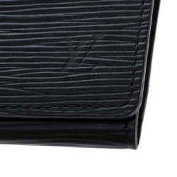 Louis Vuitton Black Epi Leather Card Case