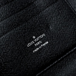 Pre Owned حقيبة كلاتش منظِمة لوي فيتون غويد جلد تايغا سوداء