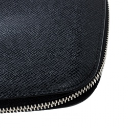 Pre Owned حقيبة كلاتش منظِمة لوي فيتون غويد جلد تايغا سوداء