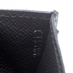 مملوكة مسبقًا حافظة بطاقات لوي فيتون نيو بورت كارتز جلد أيبي سوداء